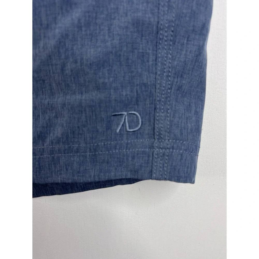 7 Diamonds Shorts Mens 36 Blue Velocity Performance Moisture Wicking Golf Travel